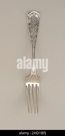 Rockledge Silver Service Salad Fork, 1911–12 Foto Stock