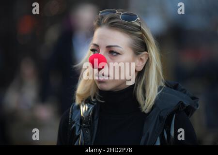 Belgrado durante le vacanze invernali, Serbia Foto Stock