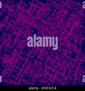 Sfondo viola scuro grunge e viola overlay. Polvere vintage texture. Elemento di design sporco e frantumato. Illustrazione astratta del vettore con intemperie Illustrazione Vettoriale
