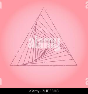 astratto, arte, artistico, sfondo, sfondo, banner, curvo, business, centro, cerchio, concentrico, concetto, copertura, curva, ciclo, design, digitale Illustrazione Vettoriale