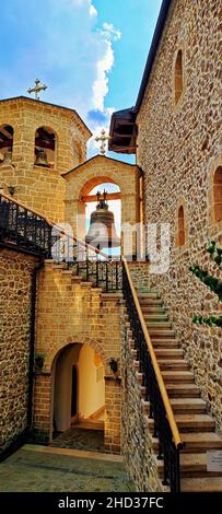 Incredibile foto di San Giovanni il Forerunner Bigorski Monastero Velebrdo Nord Macedonia. Foto Stock