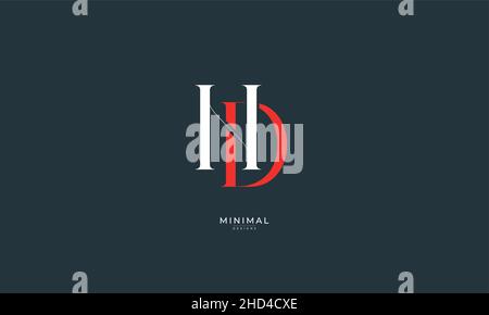 Icona lettera alfabetica logo HD Illustrazione Vettoriale