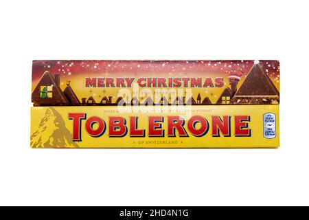 Toblerone Milk Chocolate Bar Foto Stock