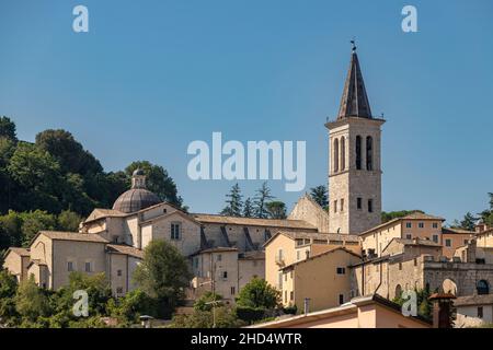 Spoleto, Italia. 06th ago 2019. Spoleto, Umbria, italia. Duomo Credit: Agenzia fotografica indipendente/Alamy Live News Foto Stock