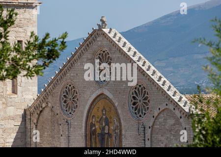 Spoleto, Italia. 06th ago 2019. Spoleto, Umbria, italia. Duomo Credit: Agenzia fotografica indipendente/Alamy Live News Foto Stock