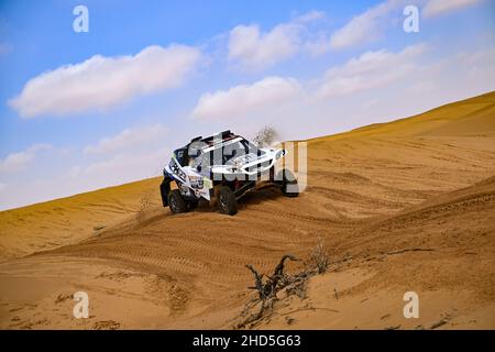 316 Costes Lionel (fra), Tressens Christophe (fra), PH Sport Dans les pas de Lea, PH Sport Zephyr, T4 FIA SSV, in azione durante la tappa 2 del Dakar Rally 2022 tra Hail e al Artawiya, il 3rd 2022 gennaio ad al Artawiya, Arabia Saudita - Foto: Gigi Soldano/DPPI/LiveMedia Foto Stock