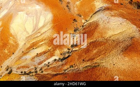 Anna Creek Painted Hills, South Australia fotografia aerea Foto Stock