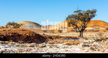 Anna Creek Painted Hills, Australia meridionale Foto Stock