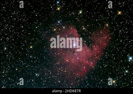 Pacman Nebula Foto Stock