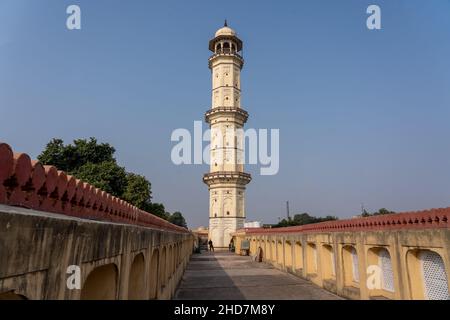 Minareto Iswari Minar Swarga SAL a Japiur, India Foto Stock