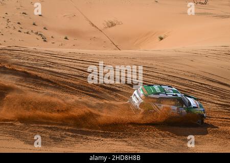 218 Seaidan Yasir (sau), Kuzmich Alexey (rus), YBS-X-RAID, Mini John Cooper Works Rally, Auto FIA T1/T2, azione durante la fase 3 del Dakar Rally 2022 tra al Qaysumah e al Qaysumah, il 4th 2022 gennaio ad al Qaysumah, Arabia Saudita - Foto: Eric Vargiolu/DPPI/LiveMedia Foto Stock