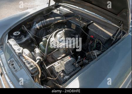 1959 Hillman Minx classica auto britannica per famiglie Foto Stock