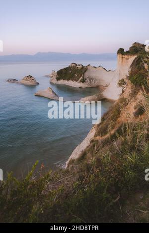 Capo drastis durante il tramonto Foto Stock