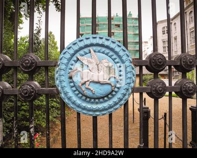 Inner Temple, Crown Office Row, Temple, Londra, EC4, Inghilterra, Regno Unito Foto Stock