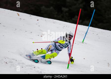 Zagabria, Croazia, 4th gennaio 2022. Gabriela Capova della Repubblica Ceca compete durante il Trofeo della Regina della neve della Coppa del mondo di sci Audi FIS - Slalom femminile a Zagabria. Gennaio 04, 2022. Credit: Nikola Krstic/Alamy Foto Stock