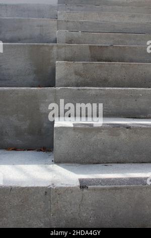 passi concreti Foto Stock