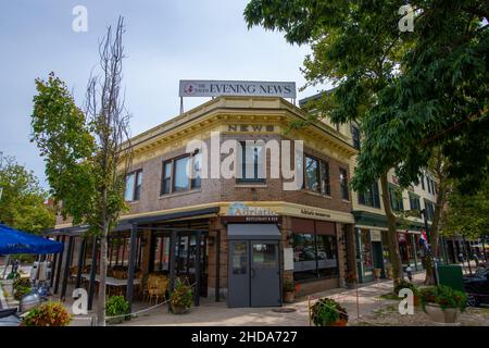 Adriatic Restaurant at 155 Washington Street at Front Street nel centro storico di Salem, Massachusetts ma, USA. Foto Stock