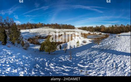 Visto im Park von Hohenheim, Stoccarda Foto Stock