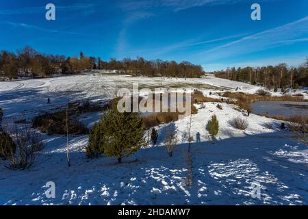 Visto im Park von Hohenheim, Stoccarda Foto Stock