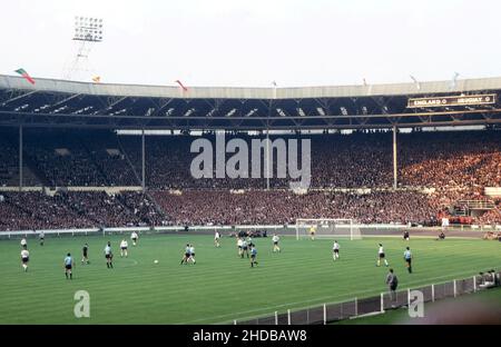 World Cup Final 1966 Fan Amateur Photos from the Stands 11th Luglio 1966 Inghilterra versus Uruguay Photo by Tony Henshaw Archive Foto Stock