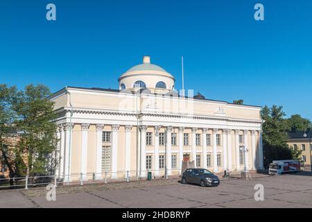 Helsinki, Finlandia - 5 agosto 2021: La Biblioteca Nazionale della Finlandia a Helsinki. Foto Stock