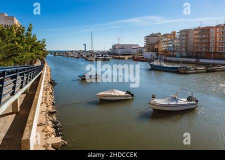 El Perello, Valencia, Spagna. Gennaio 4, 2022. Vista della Gola de 'El Perello' Foto Stock