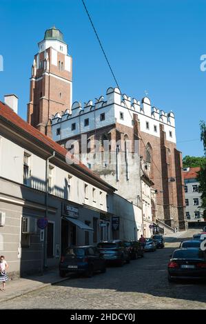 Chiesa di San Giovanni Evangelista, Paczków, Contea di Nysa, Voivodato di Opole, Polonia Foto Stock