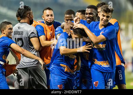 Barueri, Brasile. 05th Jan 2022. Es per la Copa São Paulo e tenuto all'Arena Barueri di Barueri, SP. Credit: Maurício Rummens/FotoArena/Alamy Live News Foto Stock