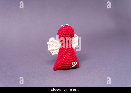 Angeli di Natale da Wool Baviera Germania Foto Stock