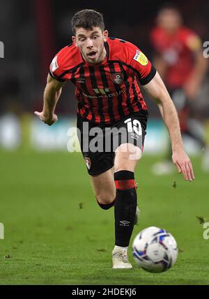 Ryan Christie of AFC Bournemouth - AFC Bournemouth / Cardiff City, Sky Bet Championship, Vitality Stadium, Bournemouth, Regno Unito - 30th dicembre 2021 solo per uso editoriale - si applicano le restrizioni DataCo Foto Stock