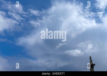 Nelson's column, Trafalgar Square, Londra, Inghilterra, Regno Unito, GB Foto Stock