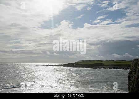 Isola di Whithorn Bay Dumfries e Galloway Scozia Foto Stock