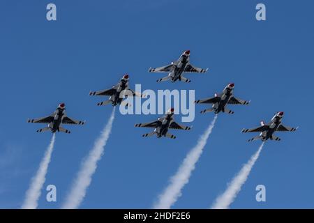 Air Force thunderbirds a salire sul colorado Foto Stock