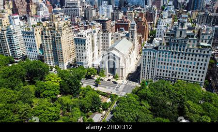 Temple Emanu-El Reform Synagogue, 5th avenue, Manhattan, New York Foto Stock