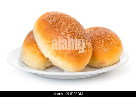 bun, barm, pirogi, conci, barrette Foto Stock