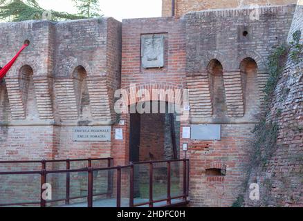 fortezza, dozza, rocca sforzesca Foto Stock