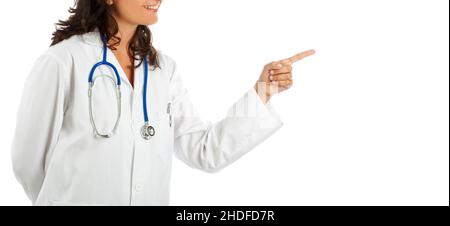 mostrando, indizio, medico, indizi, medici Foto Stock
