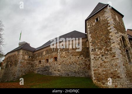 Castello di Ljubljana, Slovenia Foto Stock