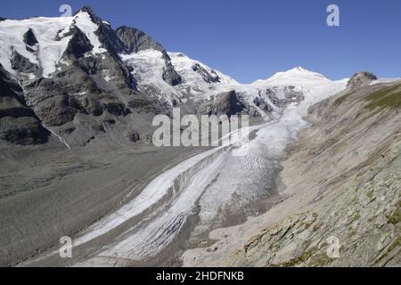 ghiacciaio, grossglockner, ghiacciai, grossglockner Foto Stock