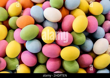 pasqua, multicolore, croissant al cioccolato, assaggiatori, multicolore, croissant al cioccolato Foto Stock