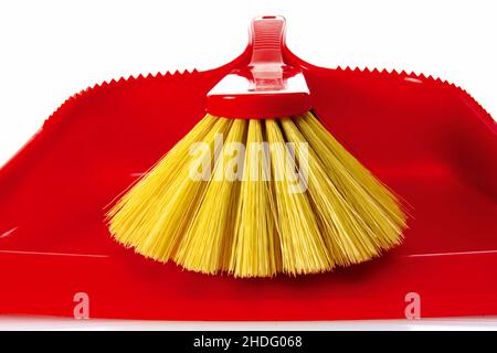 paletta, scopa, paletta, scopa Foto Stock