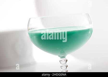 bevanda mista, liquore, crema di menta piperita liquore, bevande miste, liquori Foto Stock
