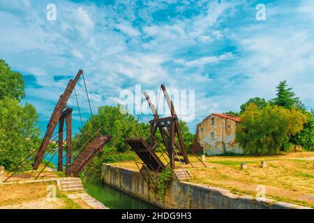 ponte di langlois Foto Stock