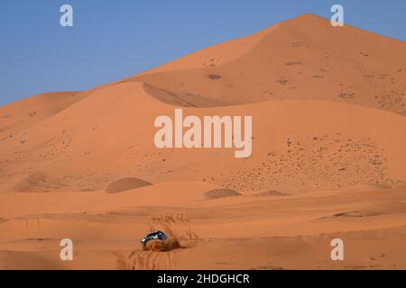 218 Seaidan Yasir (sau), Kuzmich Alexey (rus), YBS-X-RAID, Mini John Cooper Works Rally, Auto FIA T1/T2, in azione durante la tappa 5 del Dakar Rally 2022 intorno a Riyadh, il 6th 2022 gennaio a Riyadh, Arabia Saudita - Foto Eric Vargiolu / DPPI Foto Stock