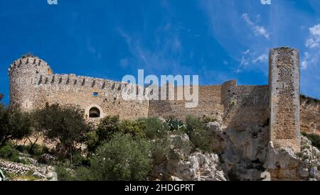 felsenburg, castell de santueri Foto Stock