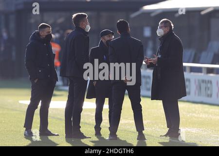 Bergamo, Italia. 06th Jan 2022. I funzionari e il comitato organizzatore durante Atalanta BC vs Torino FC, la serie italiana di calcio A a match a Bergamo, Italy, January 06 2022 Credit: Independent Photo Agency/Alamy Live News Foto Stock