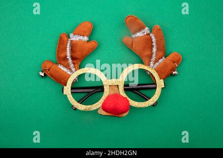 rudolph il naso rosso, renna rudolph Foto Stock