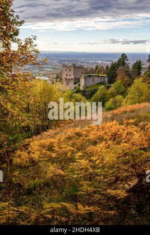 autunno, rovine, schauenburg, caduta, rovina Foto Stock