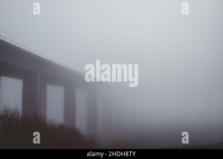 Autobahnbrücke Fell, Germania Foto Stock