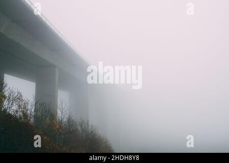 Autobahnbrücke Fell, Germania Foto Stock